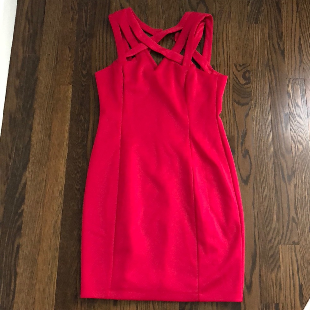 Guess hot pink dress